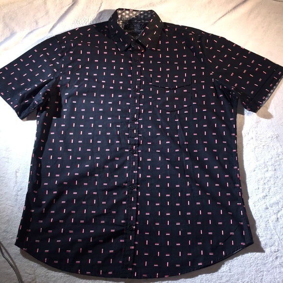 Broken Threads Printed Button Down Shirt - Picture 1 of 4